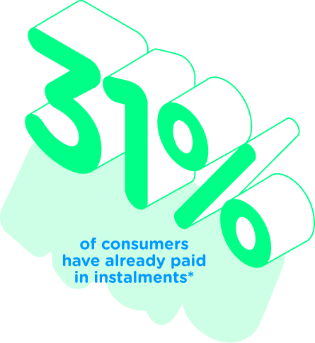 results from consumers buy now pay later habitsstudy 31% of consumers have already paid in instalments*