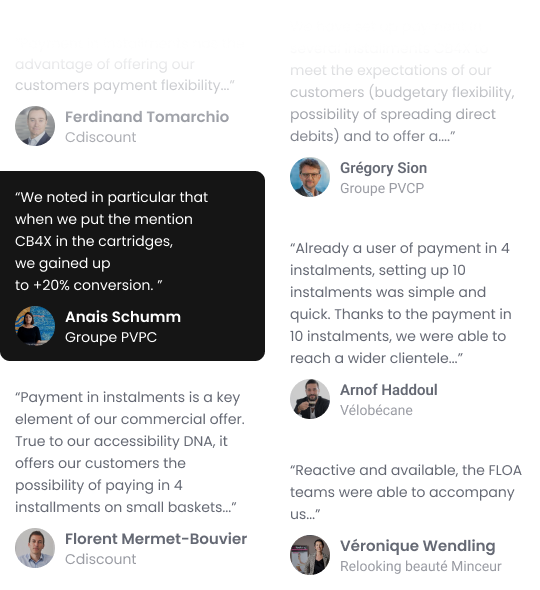 FLOA Pay testimonials FLOA Pay testimonials